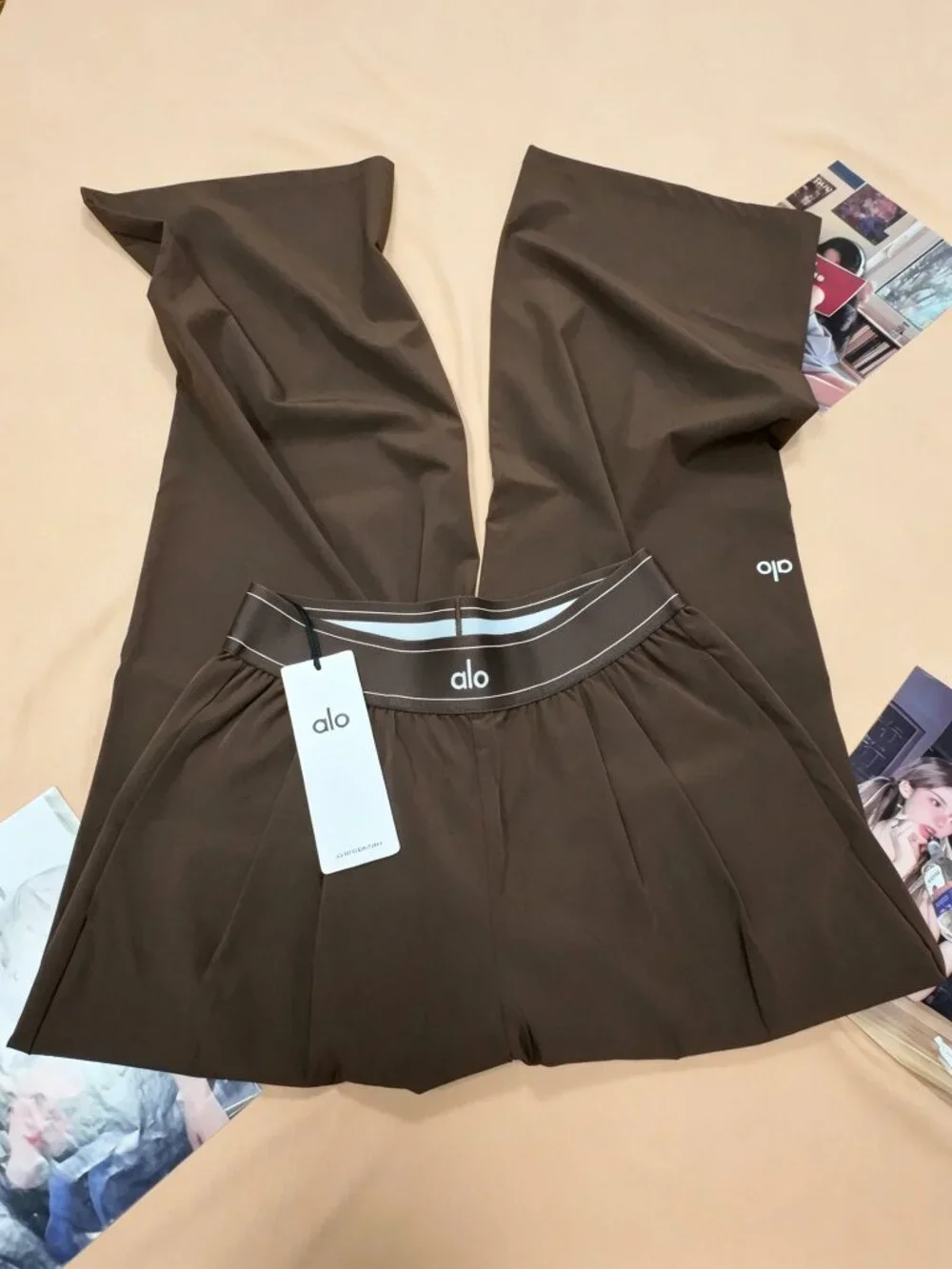 🤎ALO Yoga Espresso Suit Up Trouser NWT🏷️Regular 30